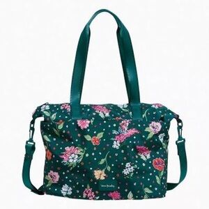 VERA BRADLEY ReActive Tote - Hope Blooms Teal Green - Lightweight Durable NWT
